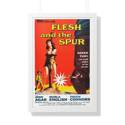 FLESH AND THE SPUR 1956 - Framed Movie Poster-20" x 30"-The Sticker Space