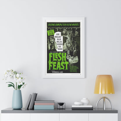 FLESH FEAST 1970 - Framed Movie Poster-The Sticker Space