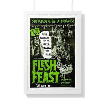 FLESH FEAST 1970 - Framed Movie Poster-20" x 30"-The Sticker Space