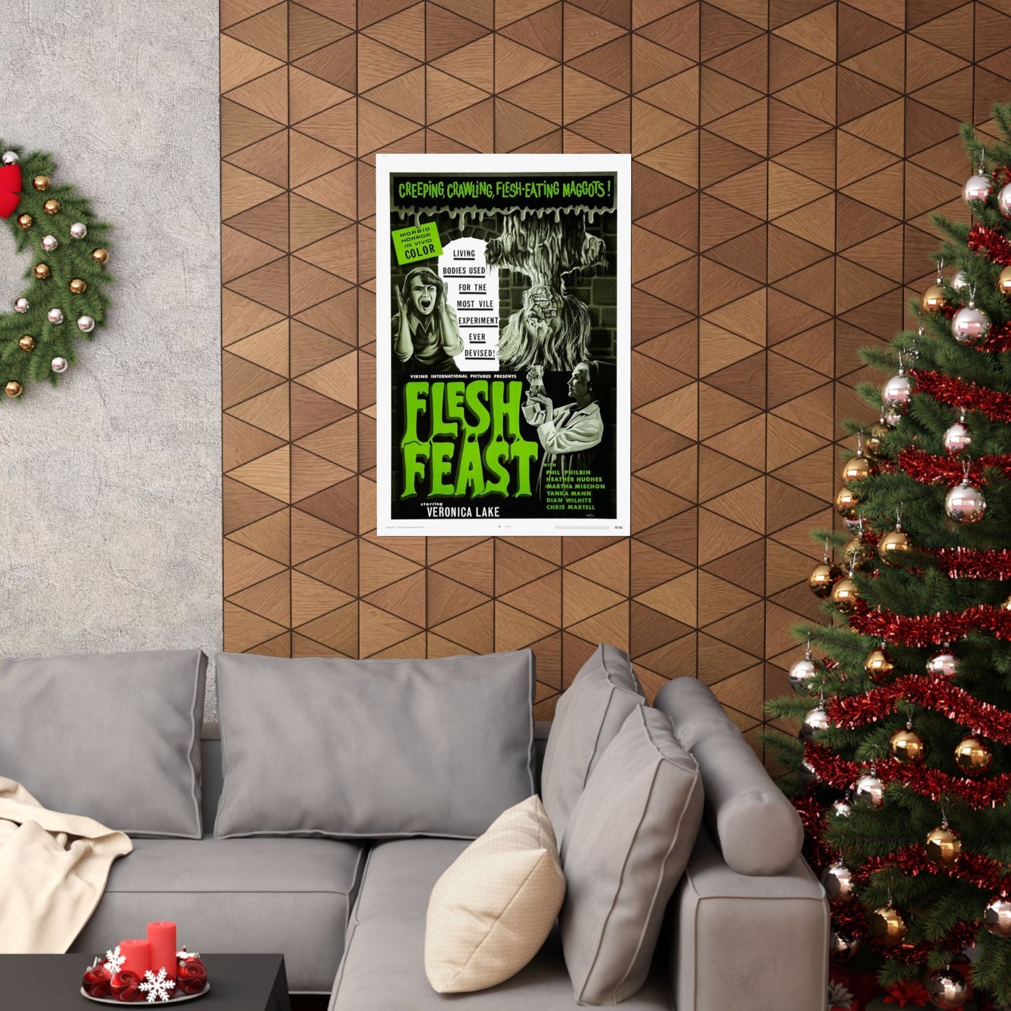 FLESH FEAST 1970 - Paper Movie Poster-The Sticker Space