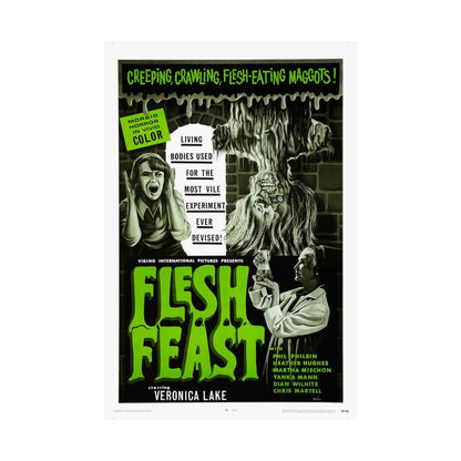 FLESH FEAST 1970 - Paper Movie Poster-The Sticker Space