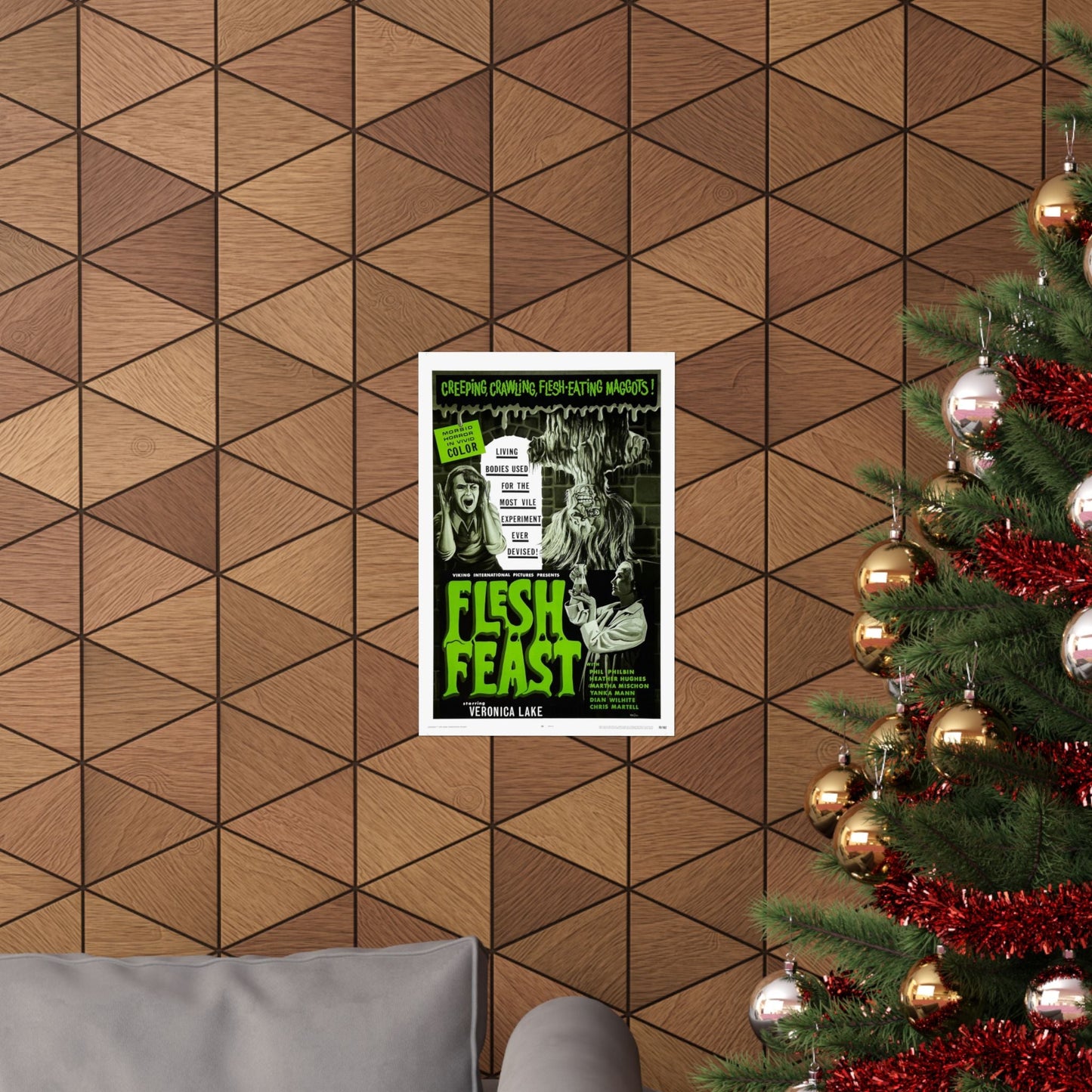 FLESH FEAST 1970 - Paper Movie Poster-The Sticker Space