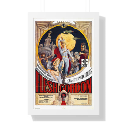 FLESH GORDON 1974 - Framed Movie Poster-16″ x 24″-The Sticker Space