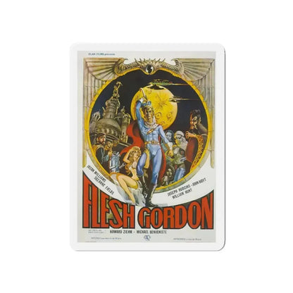 FLESH GORDON (2) 1974 Movie Poster - Refrigerator Magnet 5 Inch - The Sticker Space