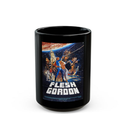 FLESH GORDON (3) 1974 Movie Poster - Black Coffee Mug-15oz-The Sticker Space