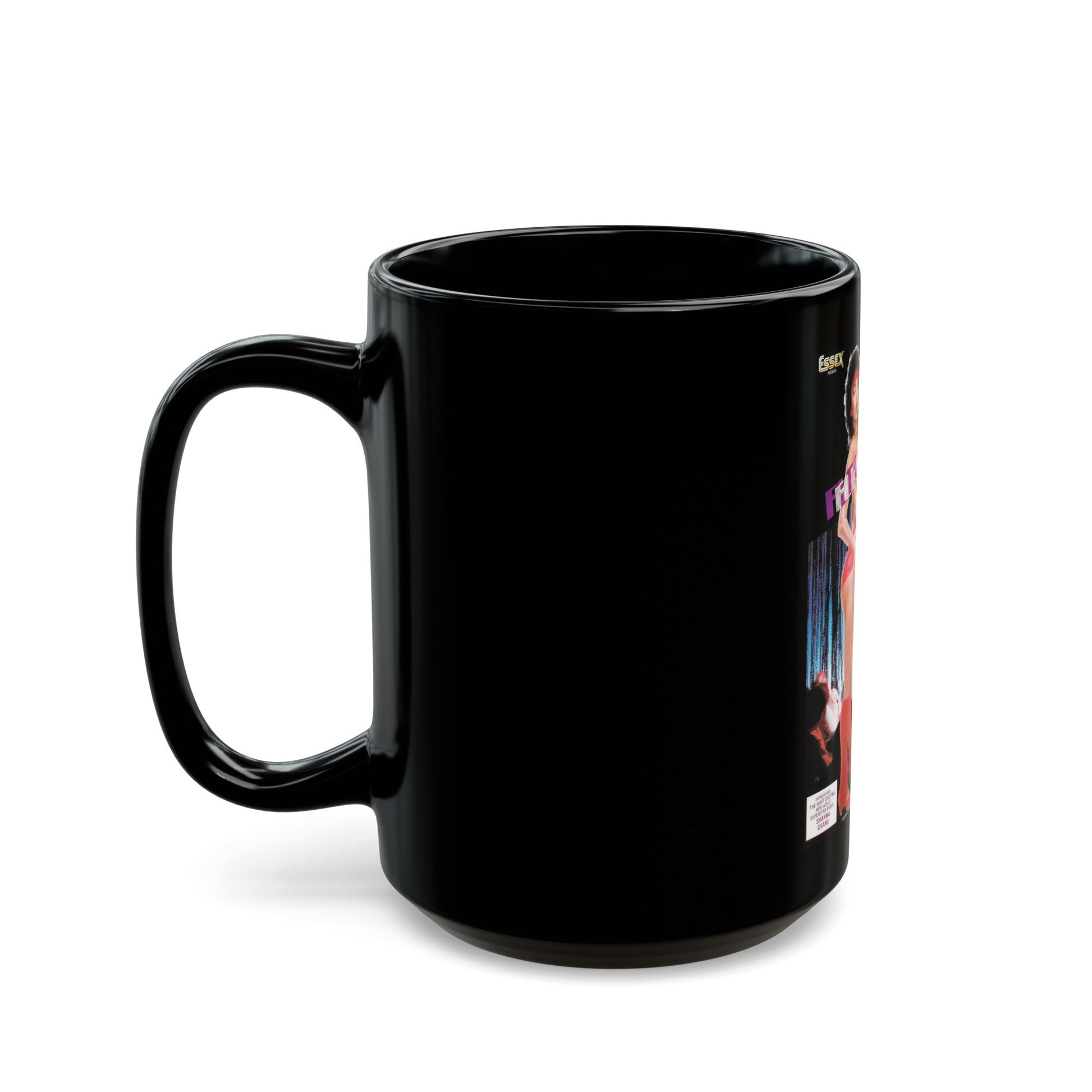 FLESHDANCE 1985 Movie Poster - Black Coffee Mug-The Sticker Space