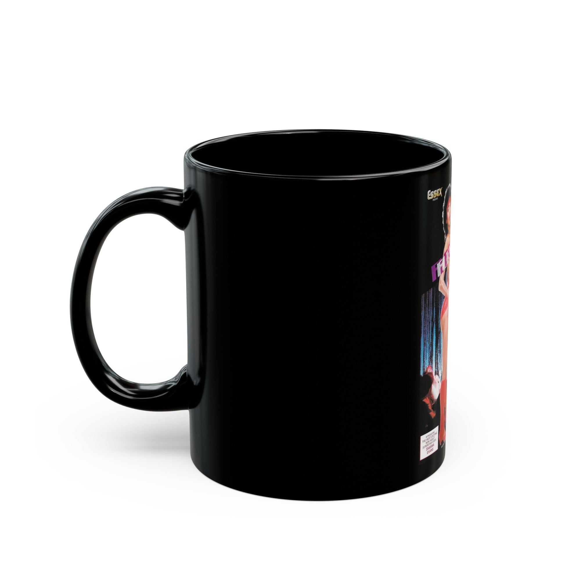 FLESHDANCE 1985 Movie Poster - Black Coffee Mug-The Sticker Space