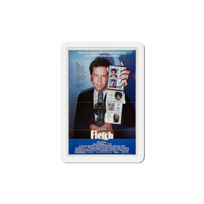 Fletch 1985 Movie Poster Die-Cut Magnet-5" x 5"-The Sticker Space