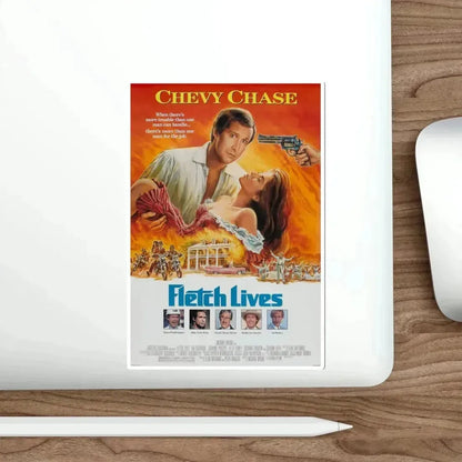 Fletch Lives 1989 Movie Poster STICKER Vinyl Die-Cut Decal - The Sticker Space