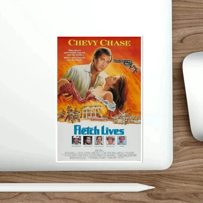 Fletch Lives 1989 Movie Poster STICKER Vinyl Die-Cut Decal - The Sticker Space