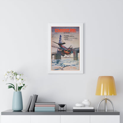 FLIGHT 90 1984 - Framed Movie Poster-The Sticker Space