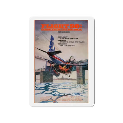 FLIGHT 90 1984 Movie Poster - Refrigerator Magnet 2 Inch - The Sticker Space