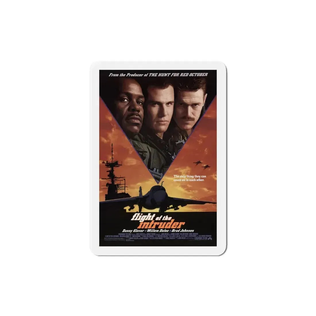 Flight of the Intruder 1991 Movie Poster Refrigerator Magnet 4 Inch - The Sticker Space