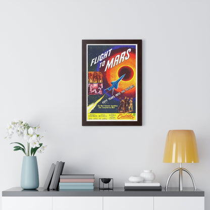 FLIGHT TO MARS 1951 - Framed Movie Poster-The Sticker Space