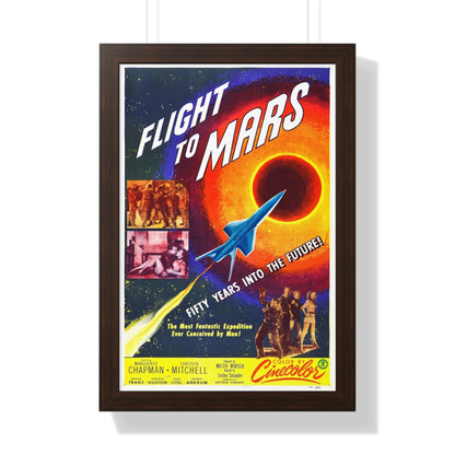 FLIGHT TO MARS 1951 - Framed Movie Poster-16″ x 24″-The Sticker Space