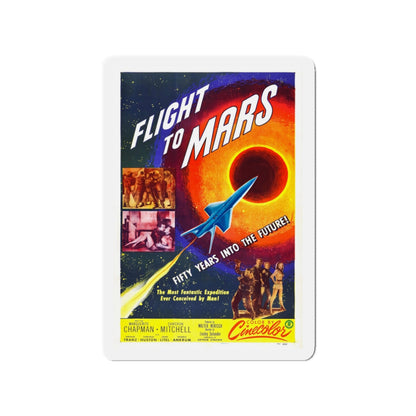 FLIGHT TO MARS 1951 Movie Poster - Die-Cut Magnet-3" x 3"-The Sticker Space