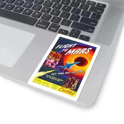 FLIGHT TO MARS 1951 Movie Poster - STICKER Vinyl Kiss-Cut Decal - The Sticker Space