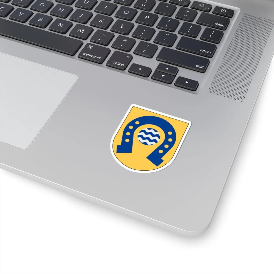 Flistad församling vapen (Sweden) (Coat of Arms) STICKER Vinyl Kiss-Cut Decal - The Sticker Space