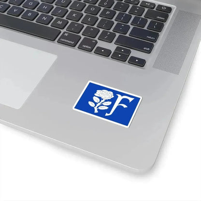 Floreffe Vlag (Belgium) STICKER Vinyl Kiss-Cut Decal - The Sticker Space