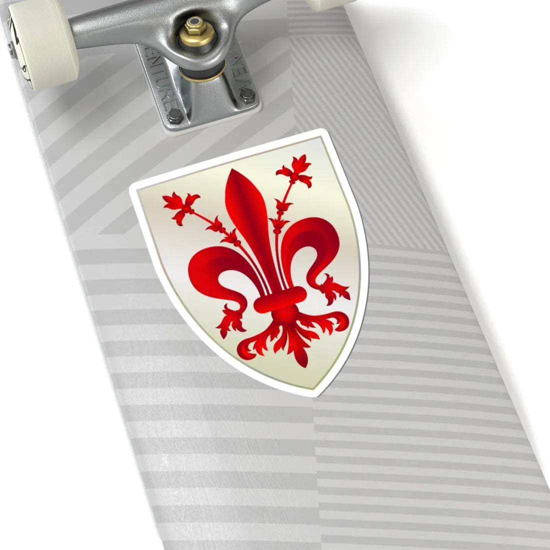 FlorenceCoA (Italy) (Coat of Arms) STICKER Vinyl Kiss-Cut Decal - The Sticker Space