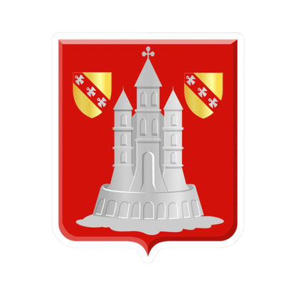 Florennes wapen (Belgium) (Coat of Arms) STICKER Vinyl Kiss-Cut Decal 2 Inch White - The Sticker Space