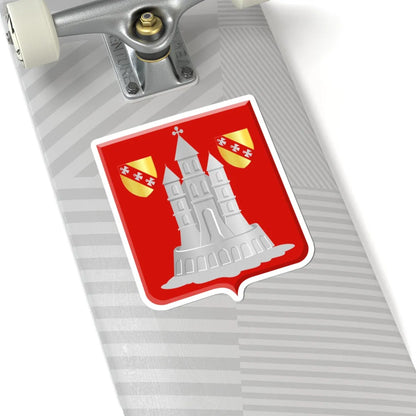 Florennes wapen (Belgium) (Coat of Arms) STICKER Vinyl Kiss-Cut Decal - The Sticker Space