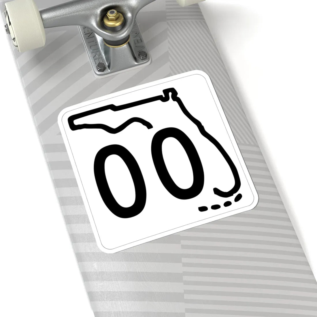 Florida 00 1955 template (Florida) (Road Sign) STICKER Vinyl Kiss-Cut Decal - The Sticker Space