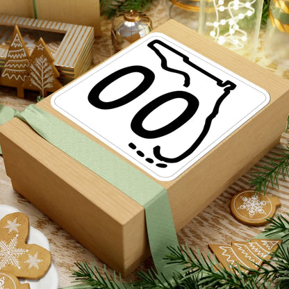 Florida 00 1955 template (Florida) (Road Sign) STICKER Vinyl Kiss-Cut Decal - The Sticker Space