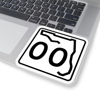 Florida 00 template (Florida) (Road Sign) STICKER Vinyl Kiss-Cut Decal - The Sticker Space