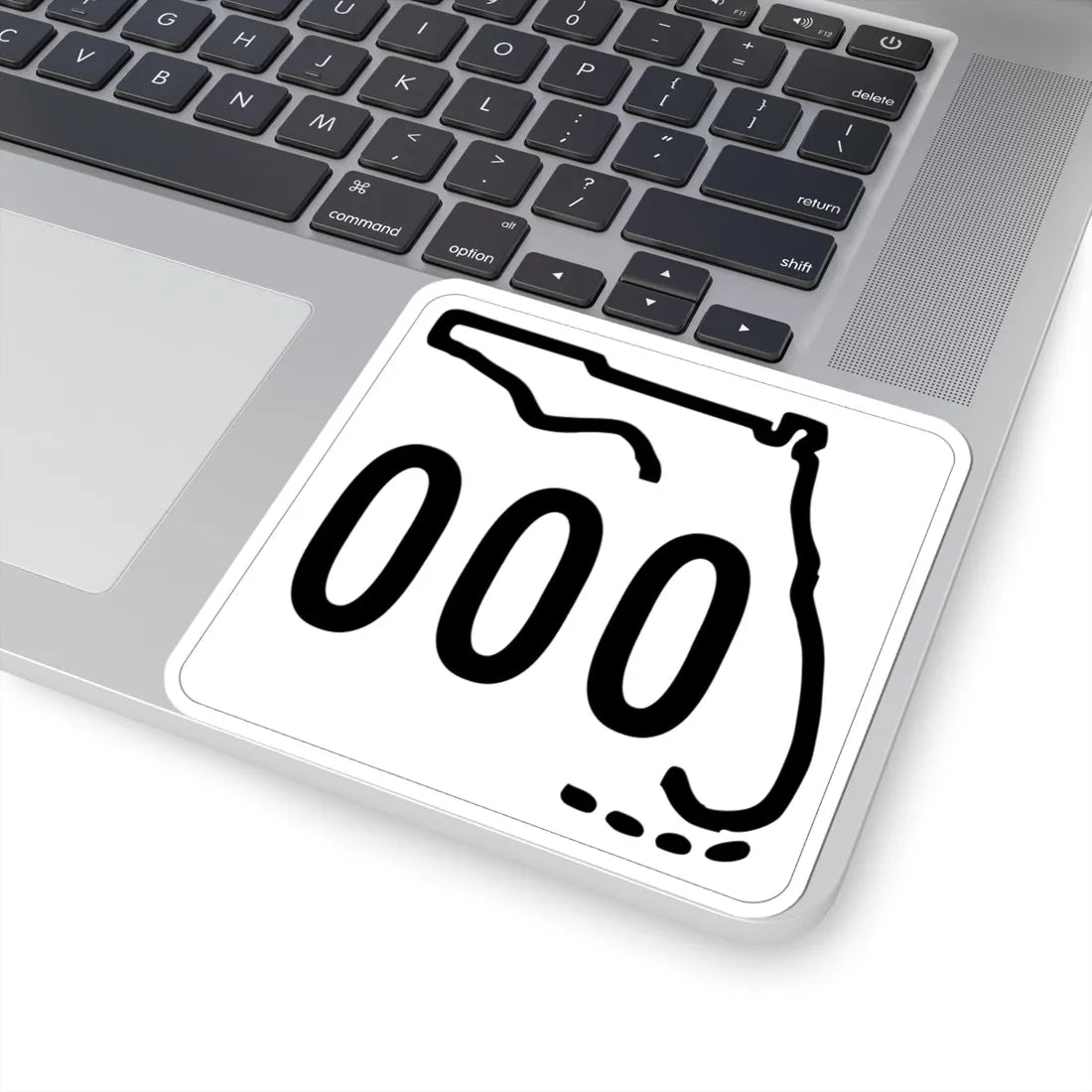 Florida 000 1955 template (Florida) (Road Sign) STICKER Vinyl Kiss-Cut Decal - The Sticker Space