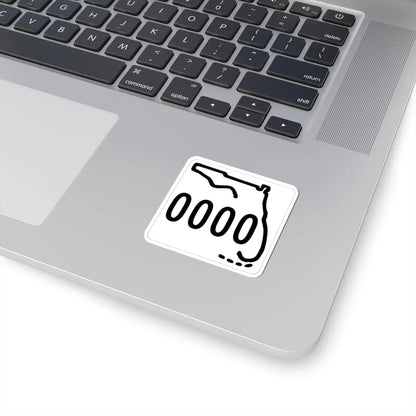 Florida 0000 1955 template (Florida) (Road Sign) STICKER Vinyl Kiss-Cut Decal - The Sticker Space