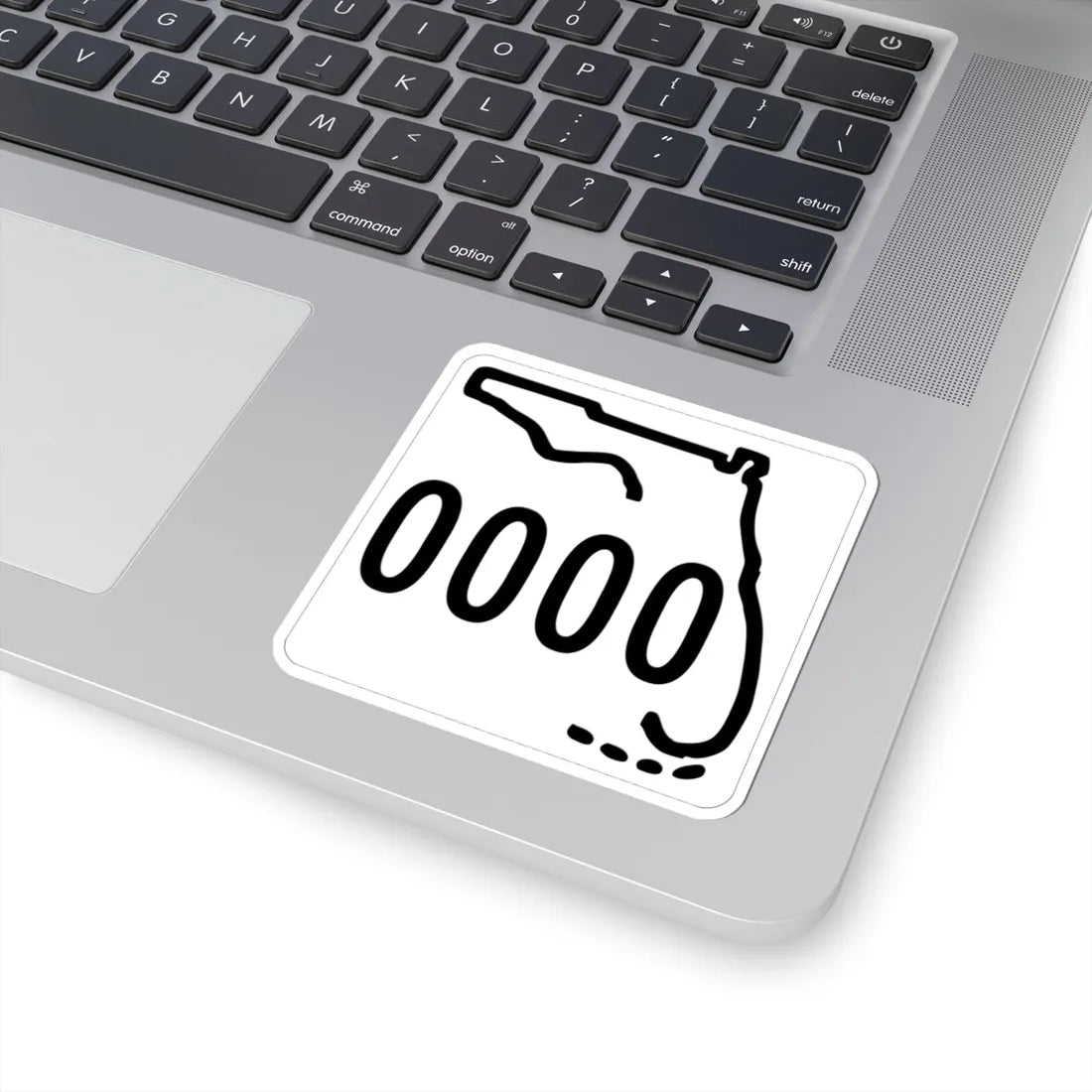 Florida 0000 1955 template (Florida) (Road Sign) STICKER Vinyl Kiss-Cut Decal - The Sticker Space