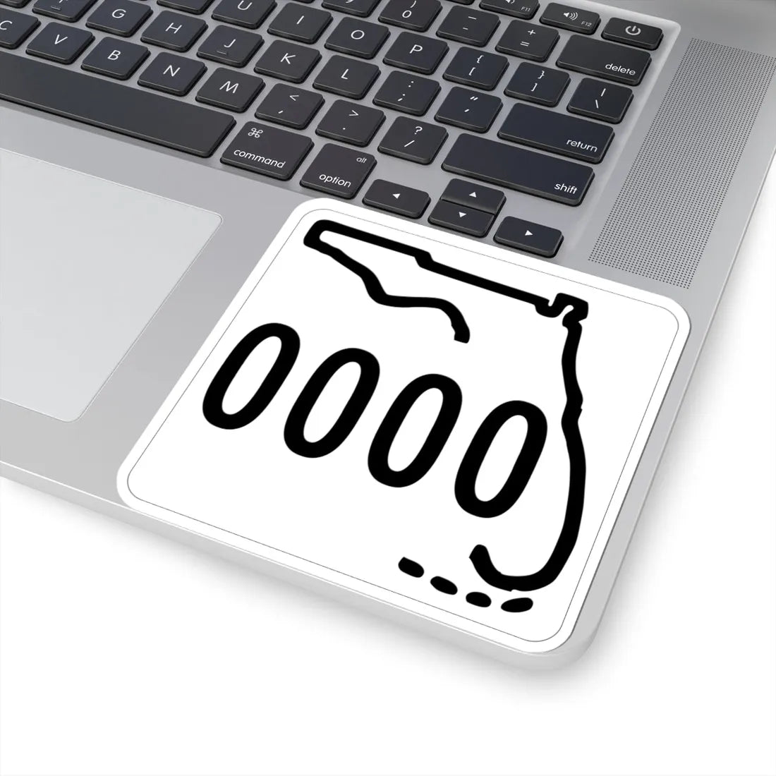 Florida 0000 1955 template (Florida) (Road Sign) STICKER Vinyl Kiss-Cut Decal - The Sticker Space