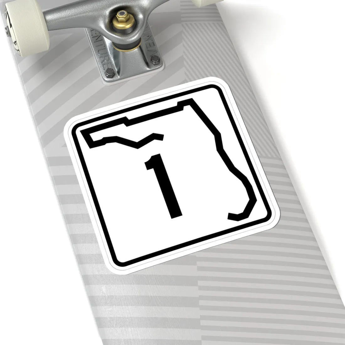 Florida 1 (Florida) (Road Sign) STICKER Vinyl Kiss-Cut Decal - The Sticker Space