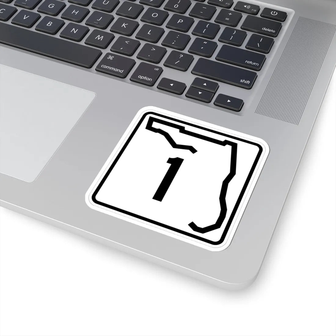 Florida 1 (Florida) (Road Sign) STICKER Vinyl Kiss-Cut Decal - The Sticker Space