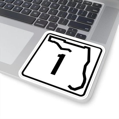 Florida 1 (Florida) (Road Sign) STICKER Vinyl Kiss-Cut Decal - The Sticker Space
