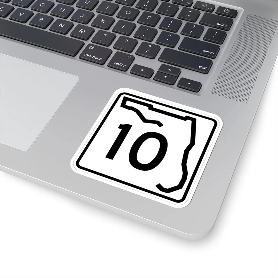 Florida 10 (Florida) (Road Sign) STICKER Vinyl Kiss-Cut Decal - The Sticker Space