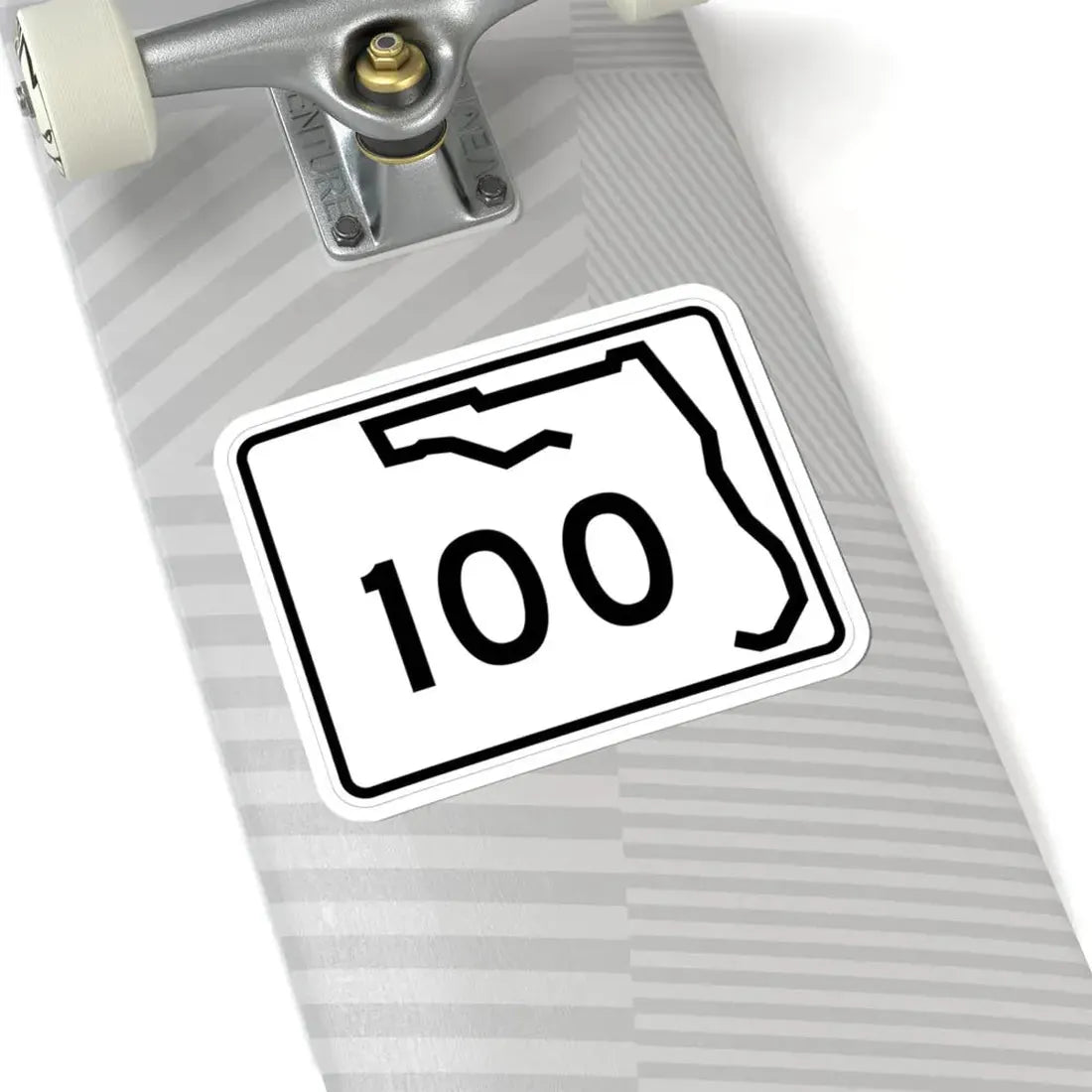 Florida 100 (Florida) (Road Sign) STICKER Vinyl Kiss-Cut Decal - The Sticker Space