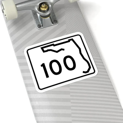 Florida 100 (Florida) (Road Sign) STICKER Vinyl Kiss-Cut Decal - The Sticker Space