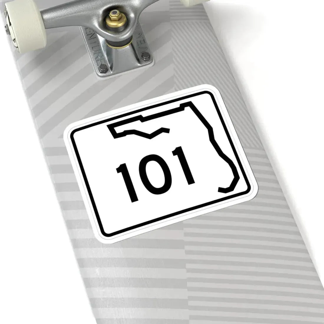 Florida 101 (Florida) (Road Sign) STICKER Vinyl Kiss-Cut Decal - The Sticker Space