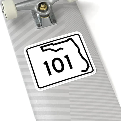 Florida 101 (Florida) (Road Sign) STICKER Vinyl Kiss-Cut Decal - The Sticker Space