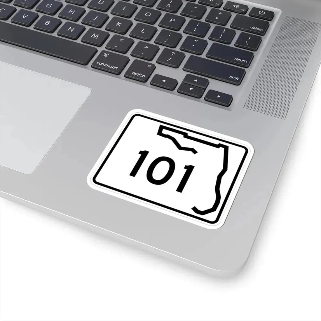 Florida 101 (Florida) (Road Sign) STICKER Vinyl Kiss-Cut Decal - The Sticker Space