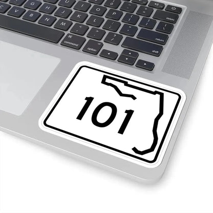 Florida 101 (Florida) (Road Sign) STICKER Vinyl Kiss-Cut Decal - The Sticker Space