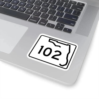 Florida 102 (Florida) (Road Sign) STICKER Vinyl Kiss-Cut Decal - The Sticker Space