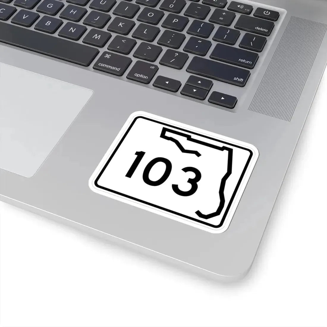 Florida 103 (Florida) (Road Sign) STICKER Vinyl Kiss-Cut Decal - The Sticker Space