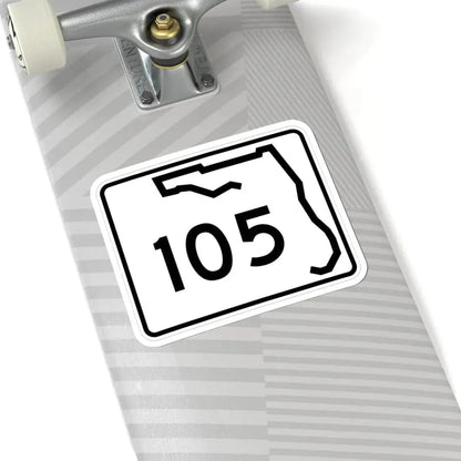Florida 105 (Florida) (Road Sign) STICKER Vinyl Kiss-Cut Decal - The Sticker Space
