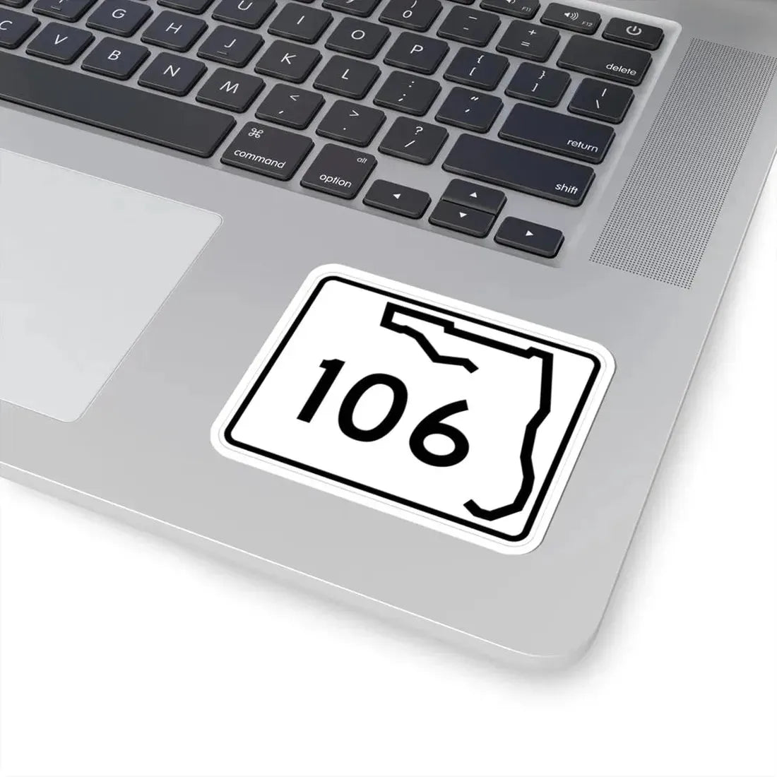 Florida 106 (Florida) (Road Sign) STICKER Vinyl Kiss-Cut Decal - The Sticker Space