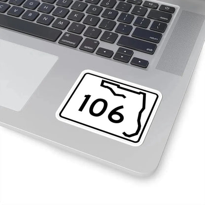 Florida 106 (Florida) (Road Sign) STICKER Vinyl Kiss-Cut Decal - The Sticker Space