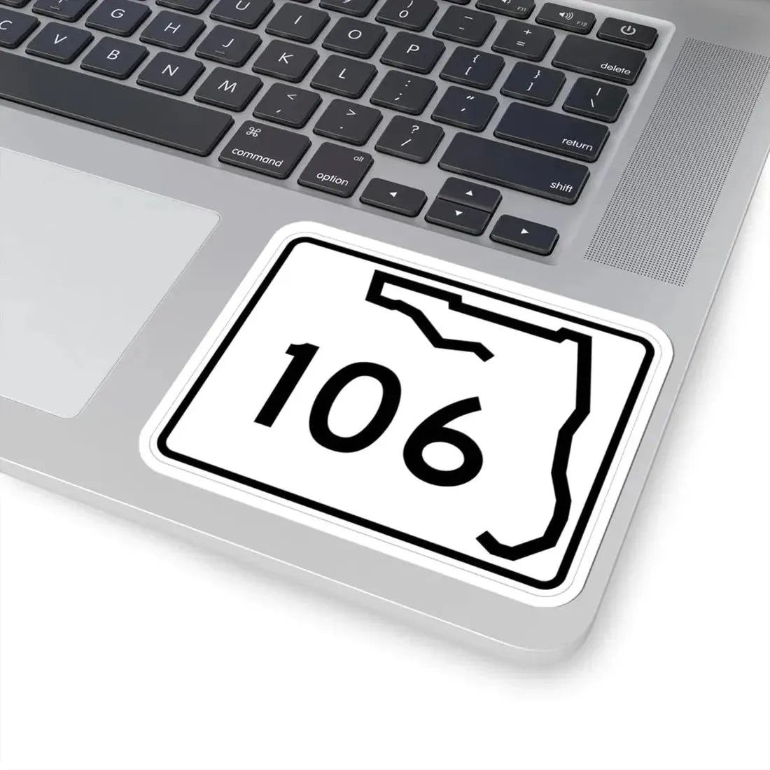 Florida 106 (Florida) (Road Sign) STICKER Vinyl Kiss-Cut Decal - The Sticker Space