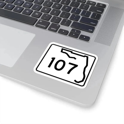 Florida 107 (Florida) (Road Sign) STICKER Vinyl Kiss-Cut Decal - The Sticker Space